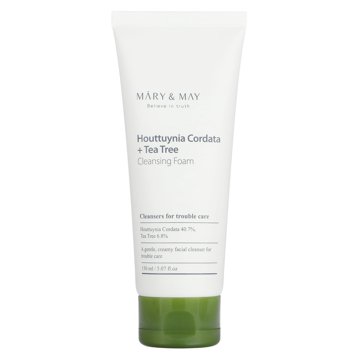 Mary & May - Houttuynia Cordata + Tea Tree Cleansing Foam