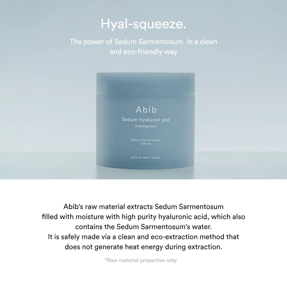 Abib - Sedum Hyaluron Pad Hydrating Touch - Skin Shine