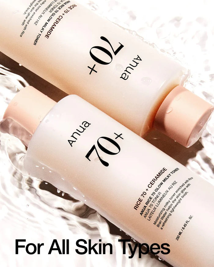 ANUA RICE 70 GLOW MILKY TONER