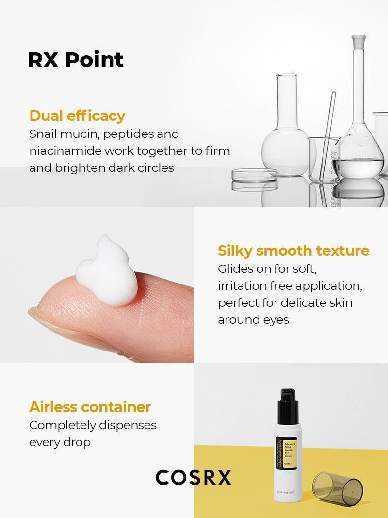 CORSX - Advanced Snail Peptide Eye Cream - Skin Shine