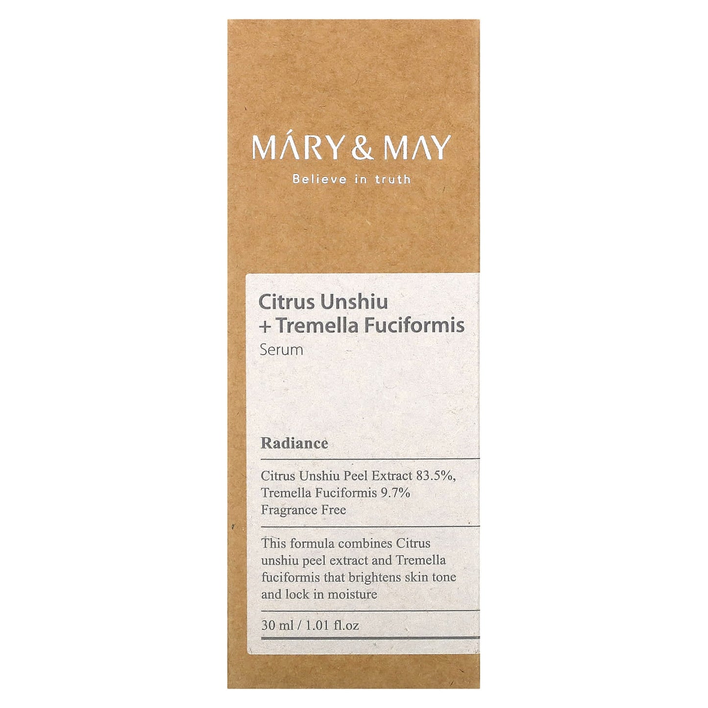 Mary & May - Sérum de Citrus unshiu y Tremella fuciformis - Skin Shine