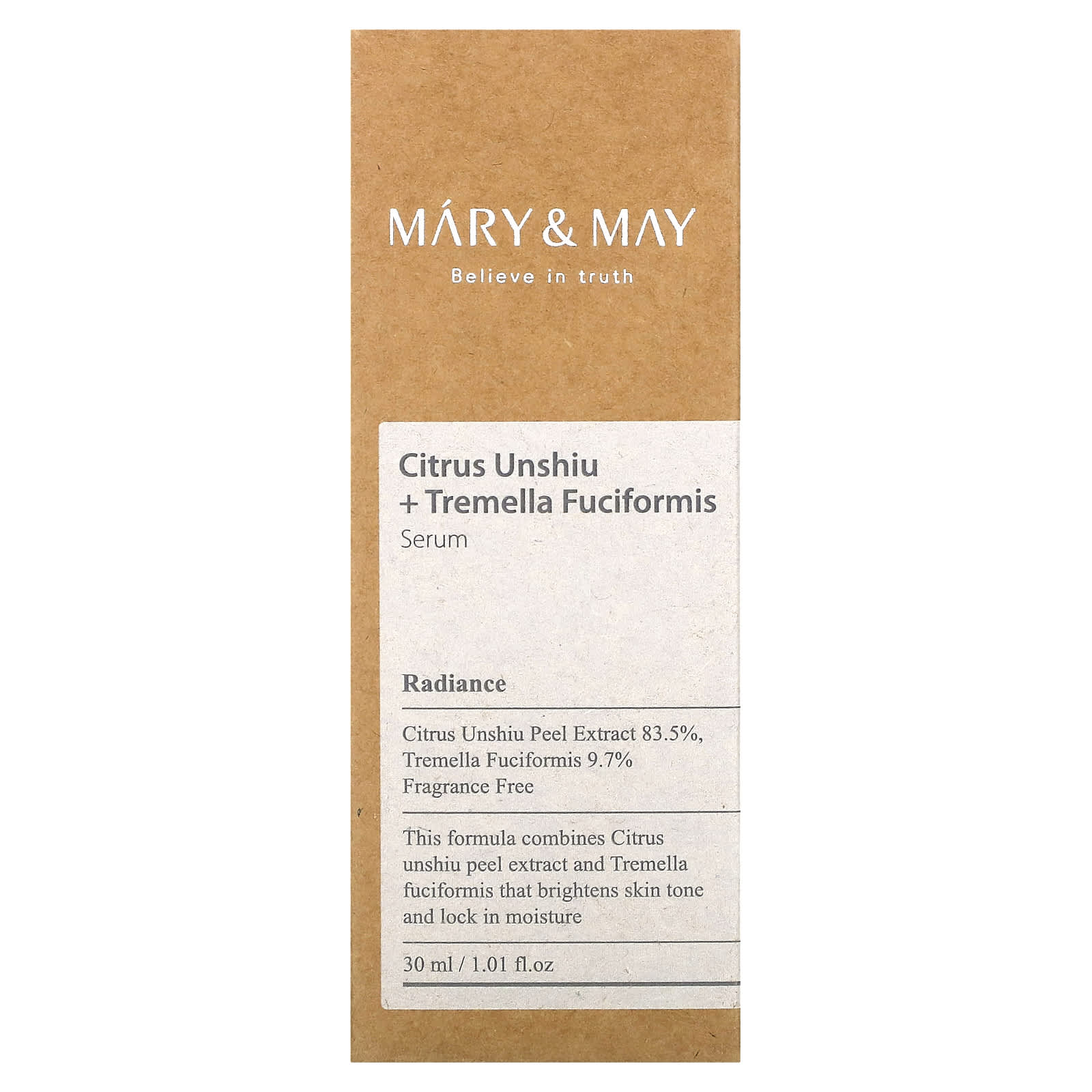 Mary & May - Sérum de Citrus unshiu y Tremella fuciformis - Skin Shine