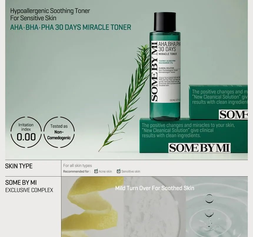 SOME BY MI - Tónico AHA, BHA, PHA 30 Days Miracle Toner - Skin Shine