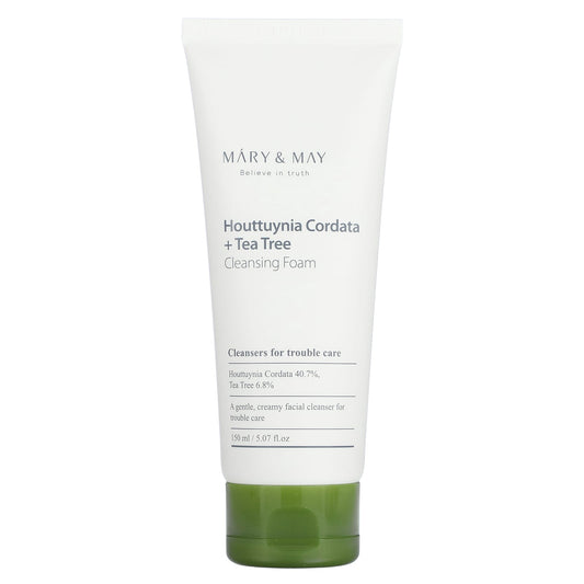 Mary & May - Espuma Limpiadora Houttuynia Cordata + Tea Tree Cleansing Foam