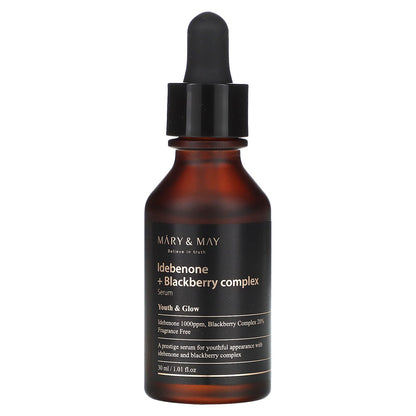 Máry & May - Idebenone + Blackberry Complex Serum - Skin Shine